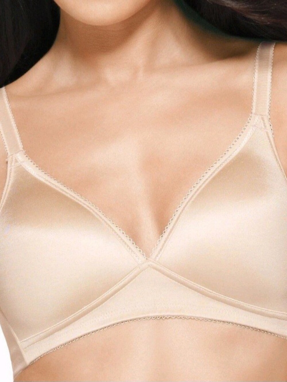 Wacoal Basic Beauty Wire Free T-Shirt Bra Size 34C NEW NWT #856192 Beige Nude